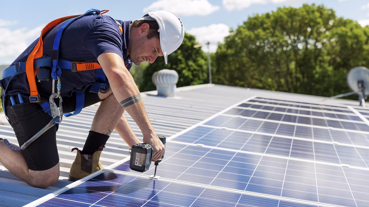Installing Solar Panel